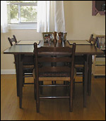 Our new dining room table